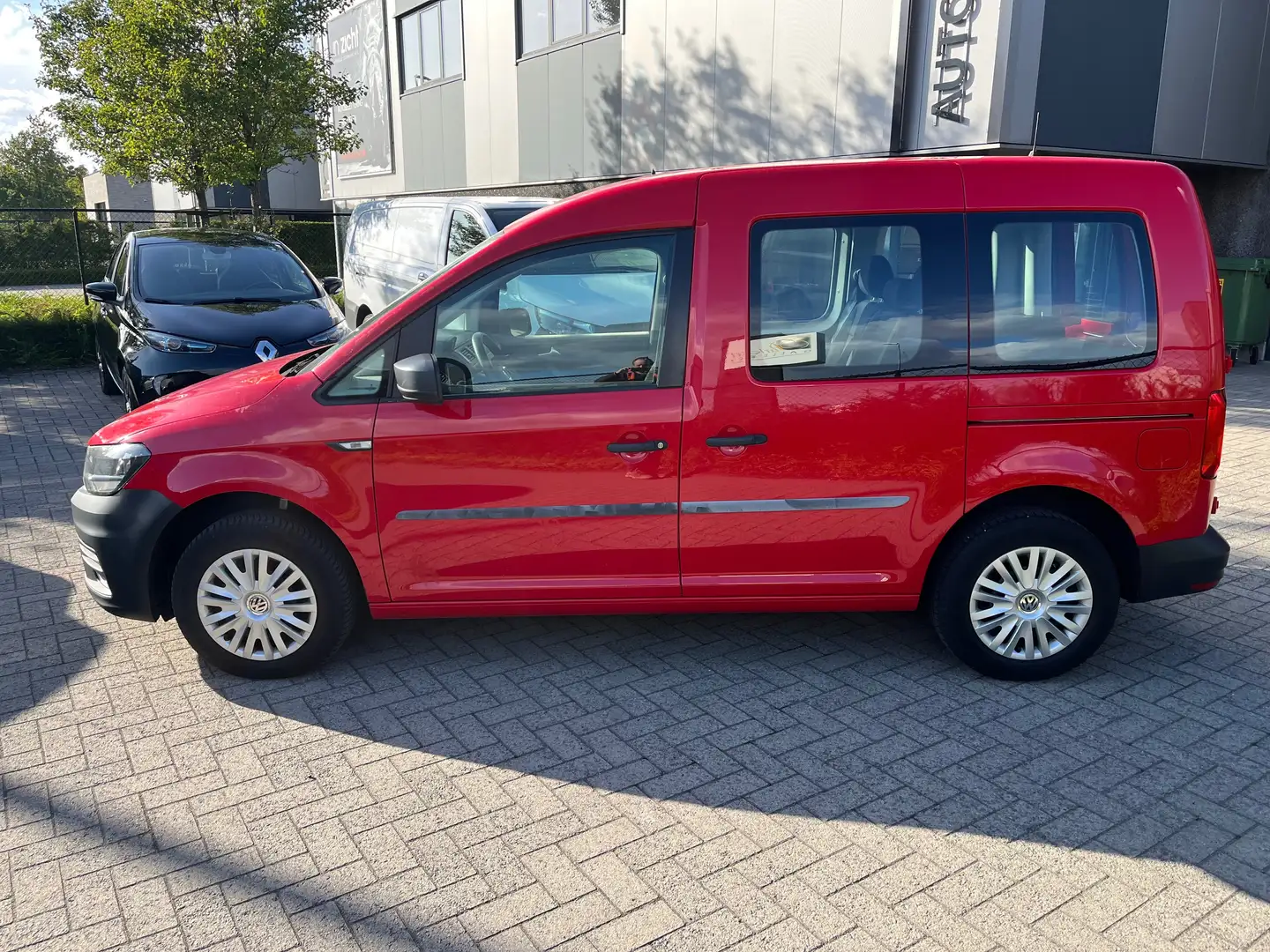 Volkswagen Caddy vw caddy 2.0tdi automaat airco cruise 71000km eur6 Rot - 2