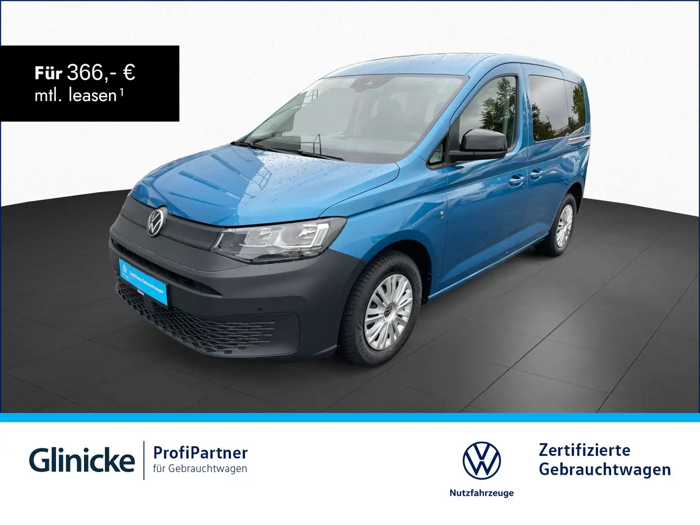 Volkswagen Caddy 2.0 TDI KLIMA NAVI AHK Climatronic Kamera Blau - 1