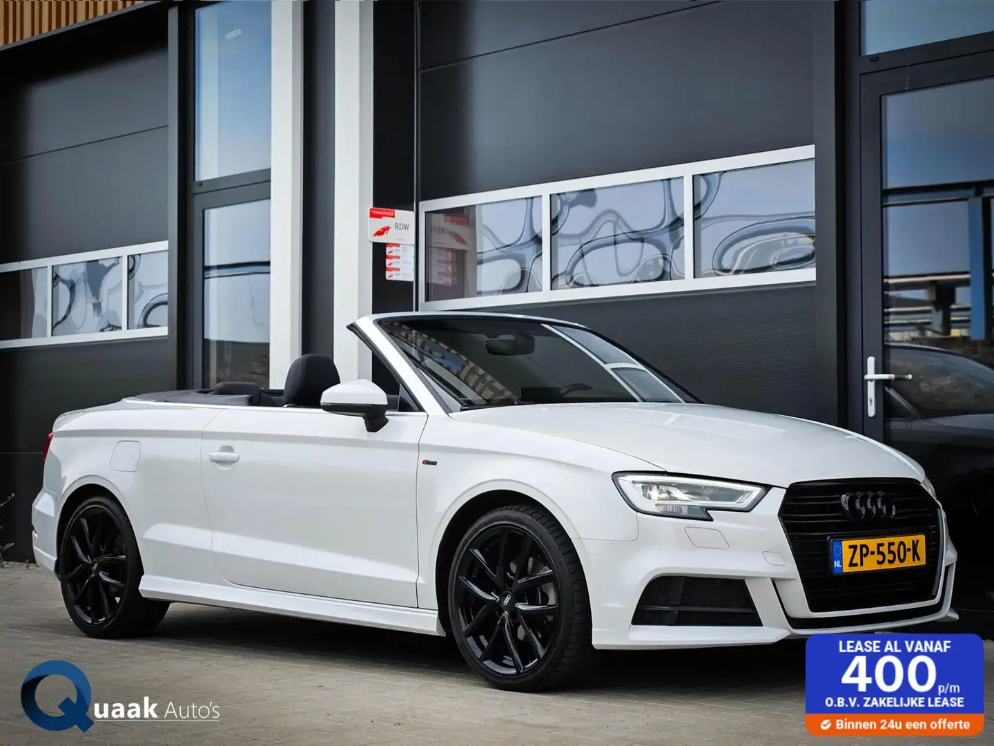 Audi A3 Cabriolet 1.5 TFSI S-Tronic S-Line | LED | STOELVE Blanc - 1