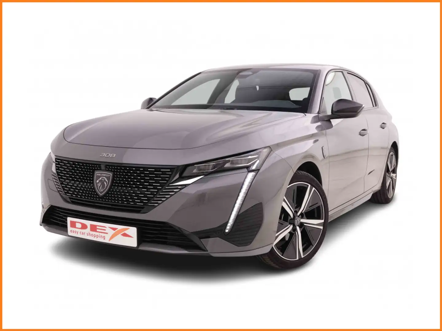 Peugeot 308 1.2 T 130 EAT8 GT Line + GPS + Camera + Heated Sea Grijs - 1