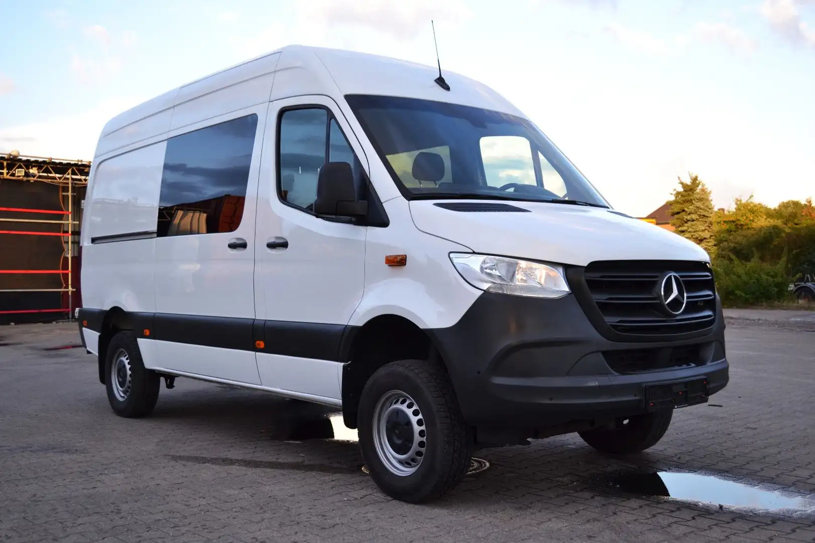 Mercedes-Benz Sprinter 316 CDI 4x4 Automatik Mixto 5 Sitze Blanc - 2