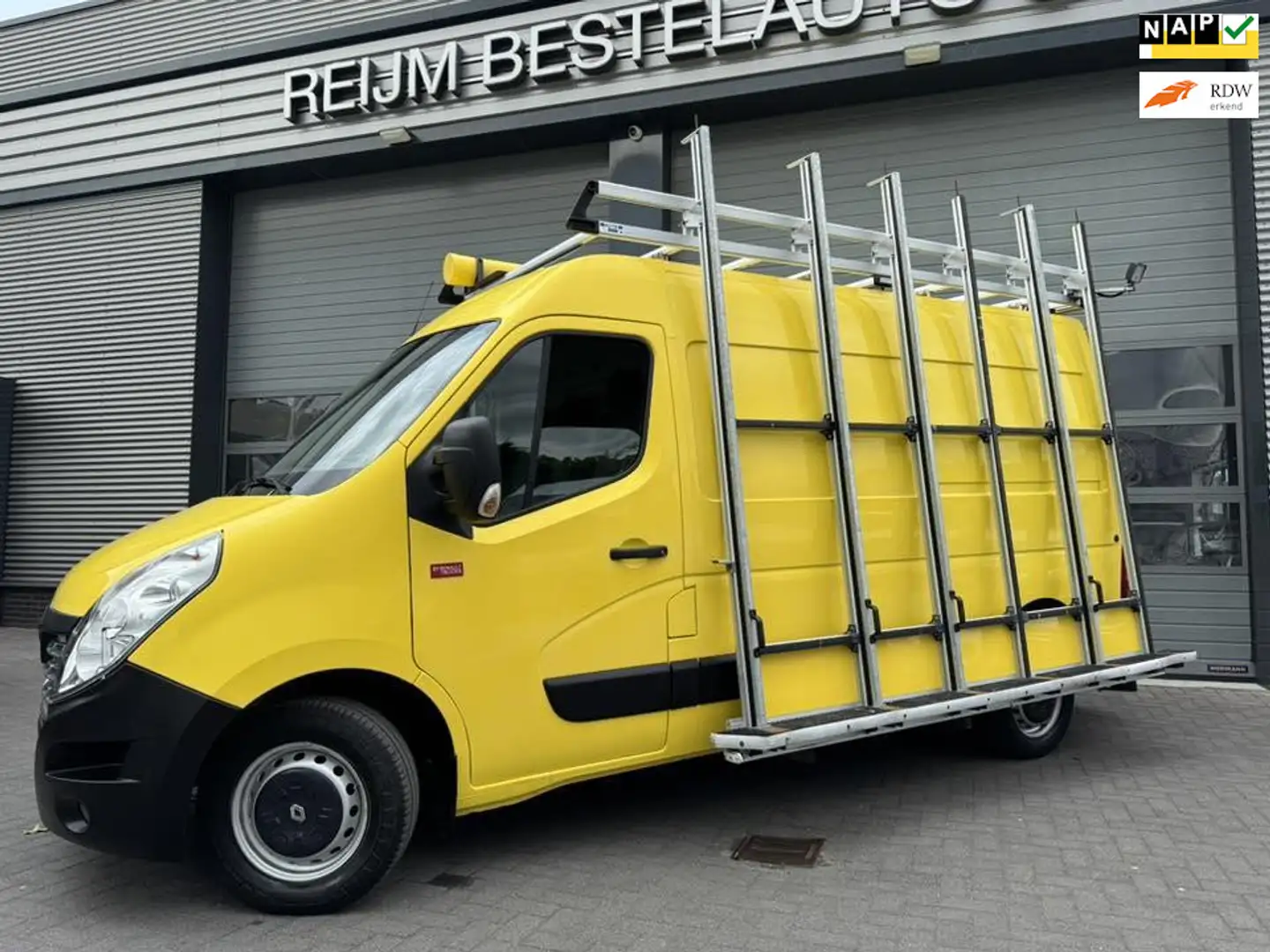 Renault Master T35 2.3 dCi L2H2,Euro 6, Glasresteel, Glasauto, Gl Amarillo - 1