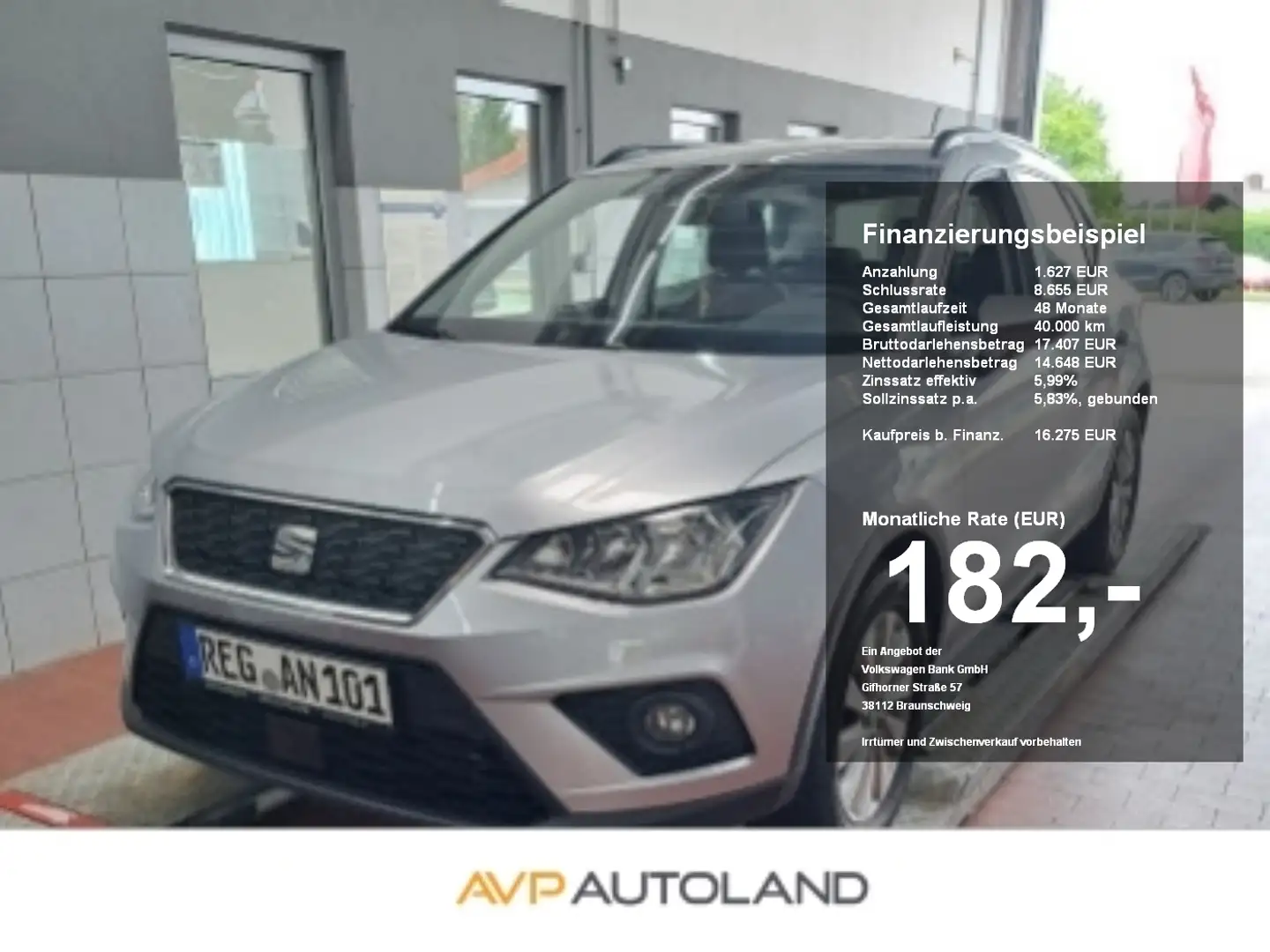 SEAT Arona 1.0 TSI Style | NAVI | EINPARKHILFE | Plateado - 1