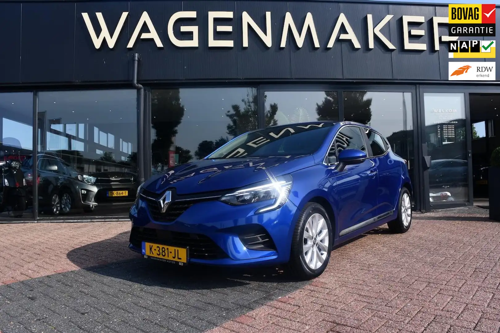 Renault Clio 1.0 TCe Intens Clima|Cruise|Carplay|NAP Blauw - 1