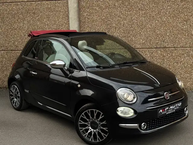 Fiat 500 500C 1.2i /Cuir/ Cabriolet/Airco/Garantie 12mois