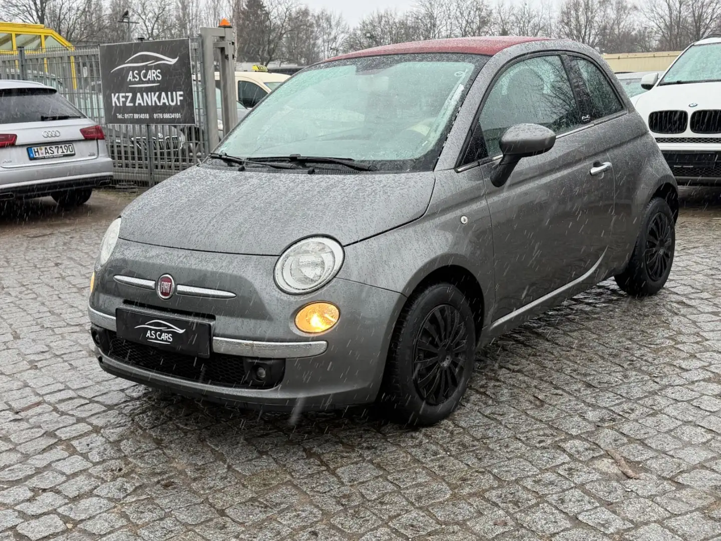 Fiat 500 C Lounge*Cabrio*Klima*Aluf*PDC*EFH*Euro6 Grau - 2