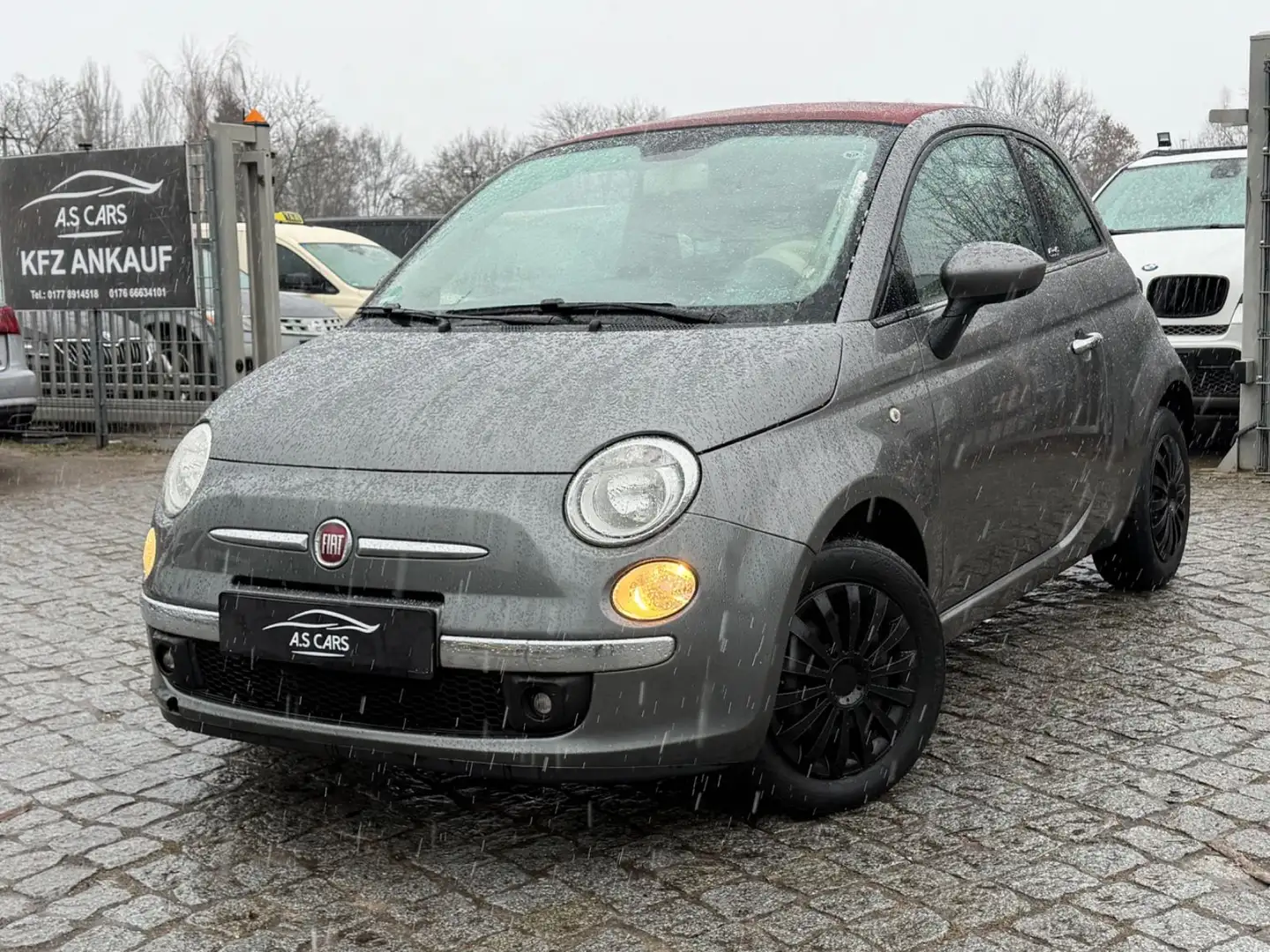 Fiat 500 C Lounge*Cabrio*Klima*Aluf*PDC*EFH*Euro6 Grau - 1
