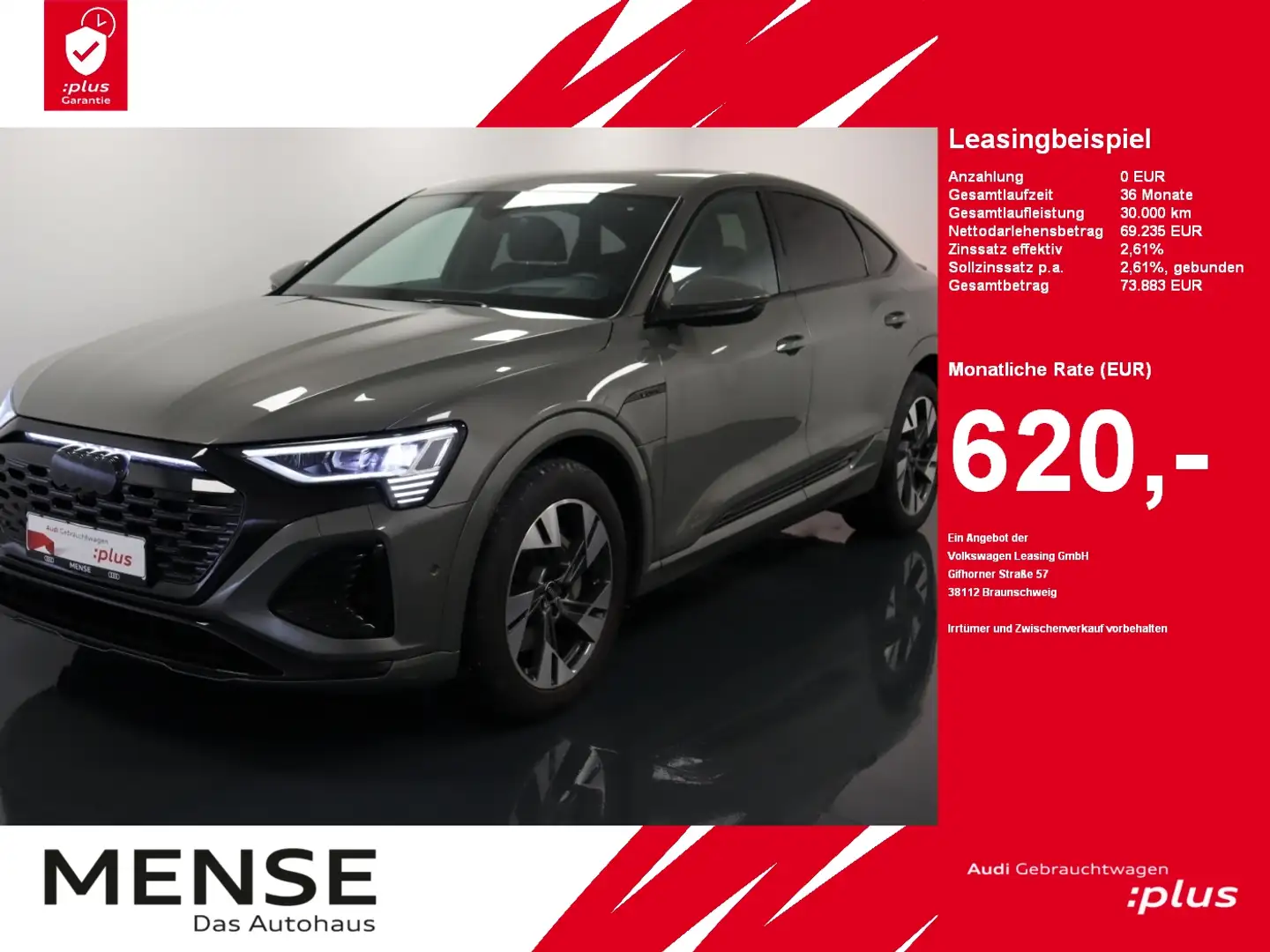 Audi Q8 e-tron Sportback  55 quattro S line |Matrix Szürke - 1