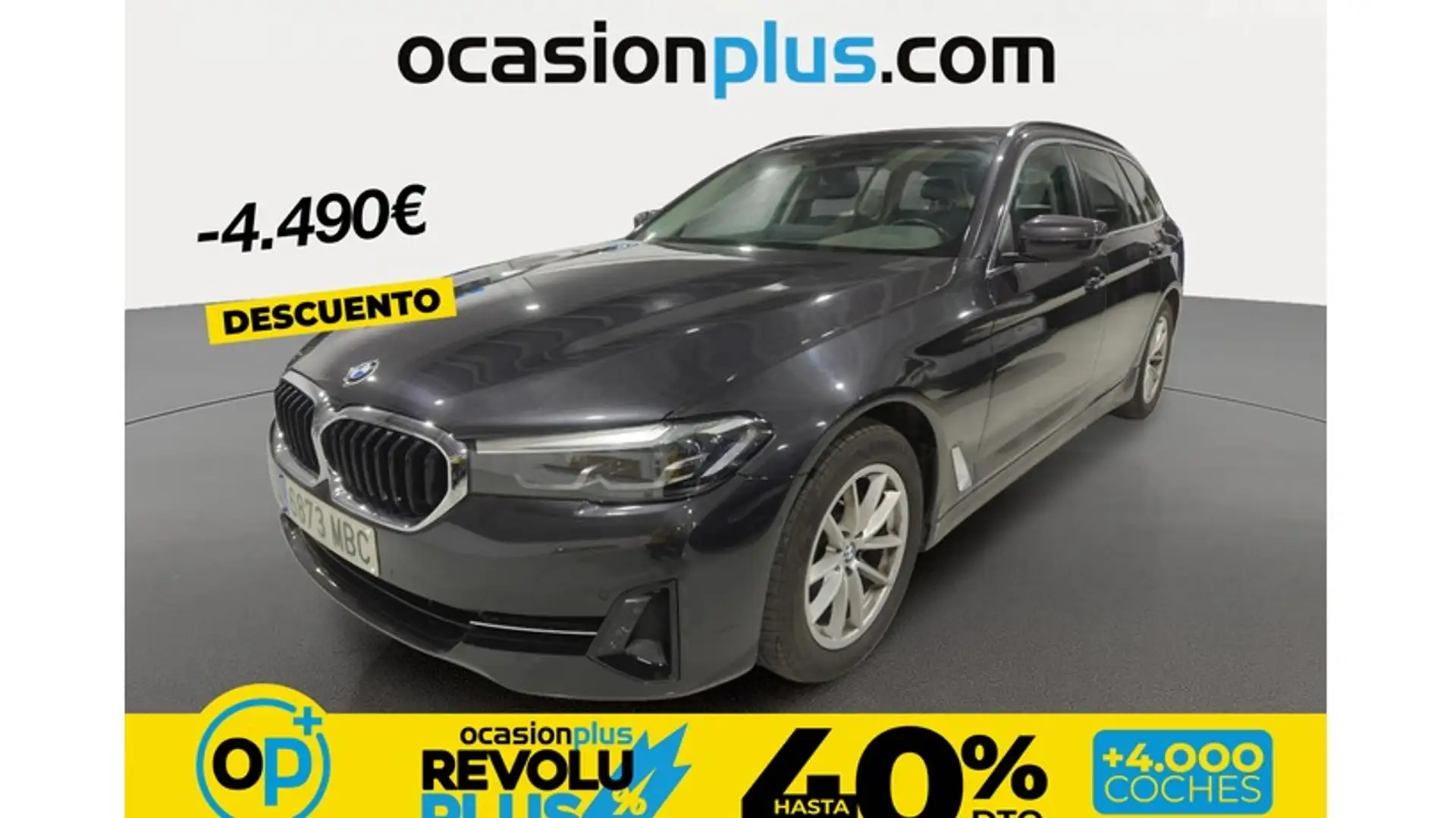 BMW 520 520dA Touring xDrive Luxury Line Gris - 1