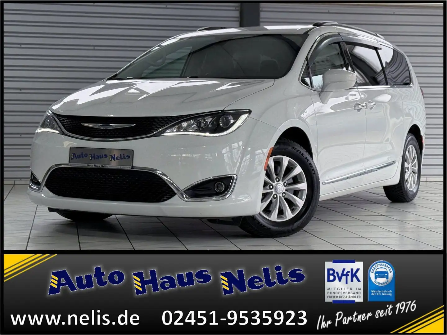 Chrysler Pacifica 7-Sitzer Allwetter Navi Android/Apple K Blanco - 1