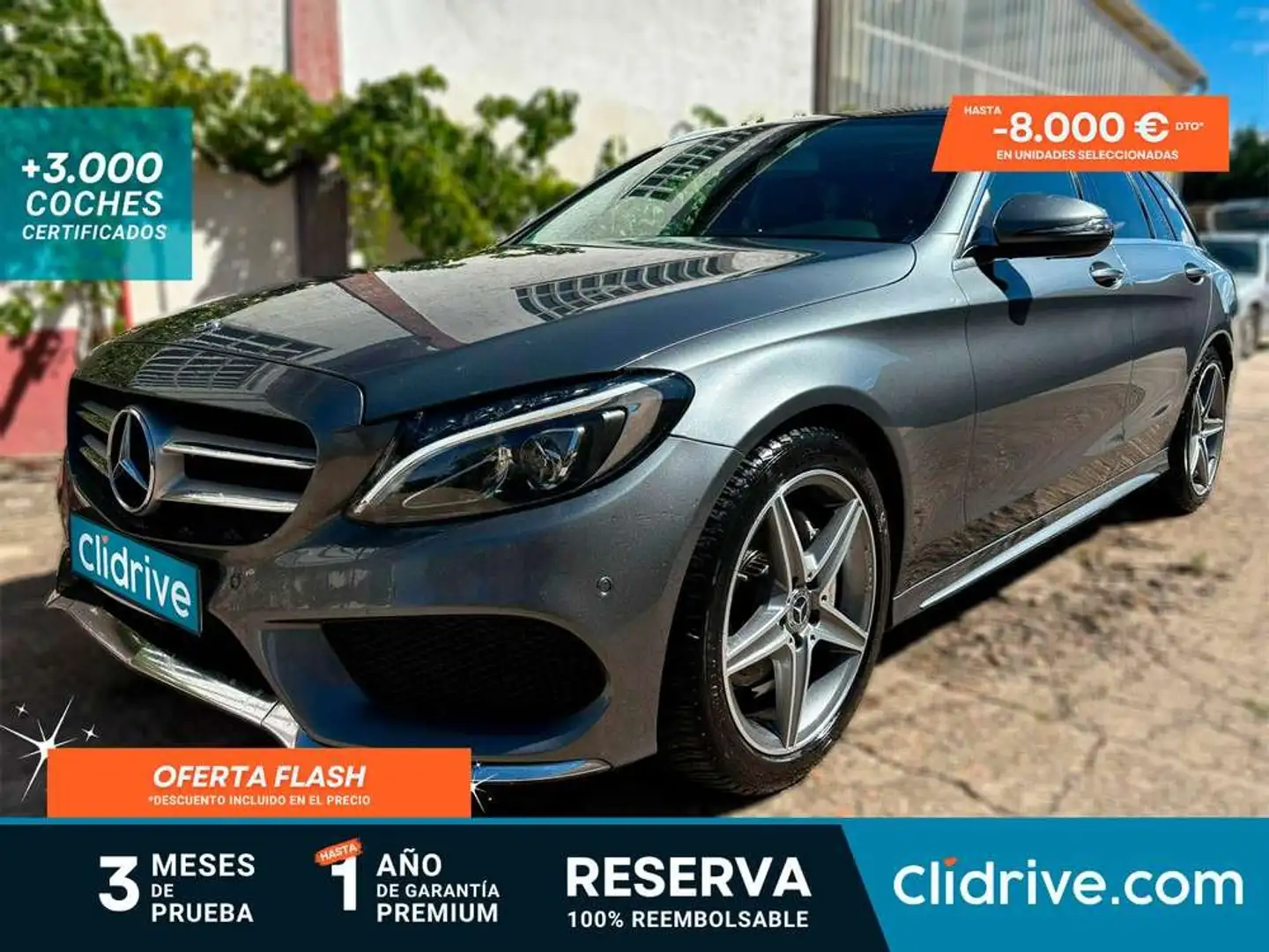 Mercedes-Benz C 220 d Estate Gris - 1