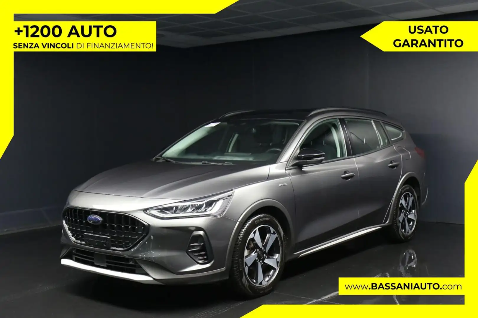 Ford Focus 1.5 EcoBlue 115 CV automatico SW Active Gris - 1