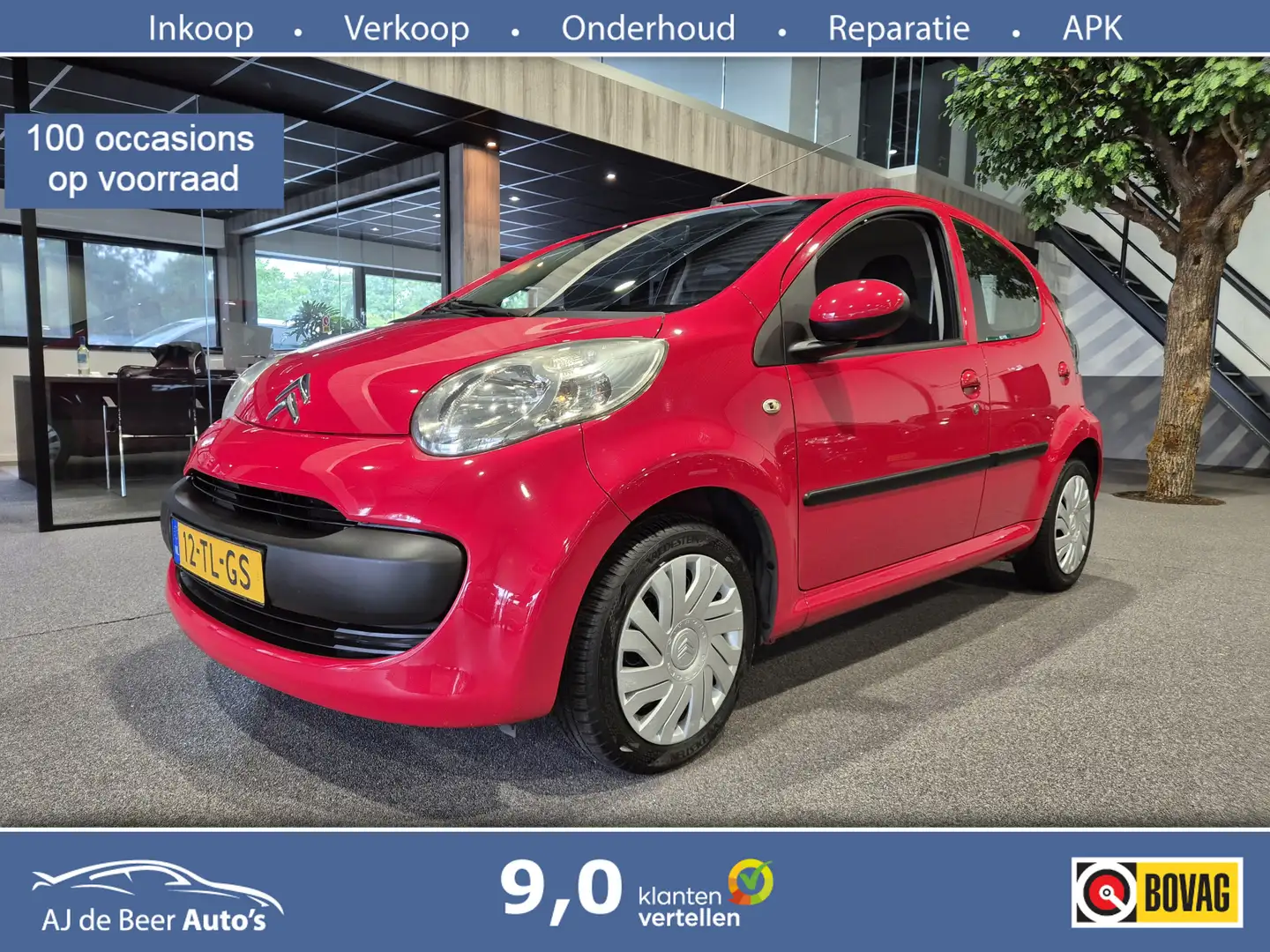 Citroen C1 1.0i 12v 5drs Ambiance Nette auto | Dealeronderhou Rouge - 1