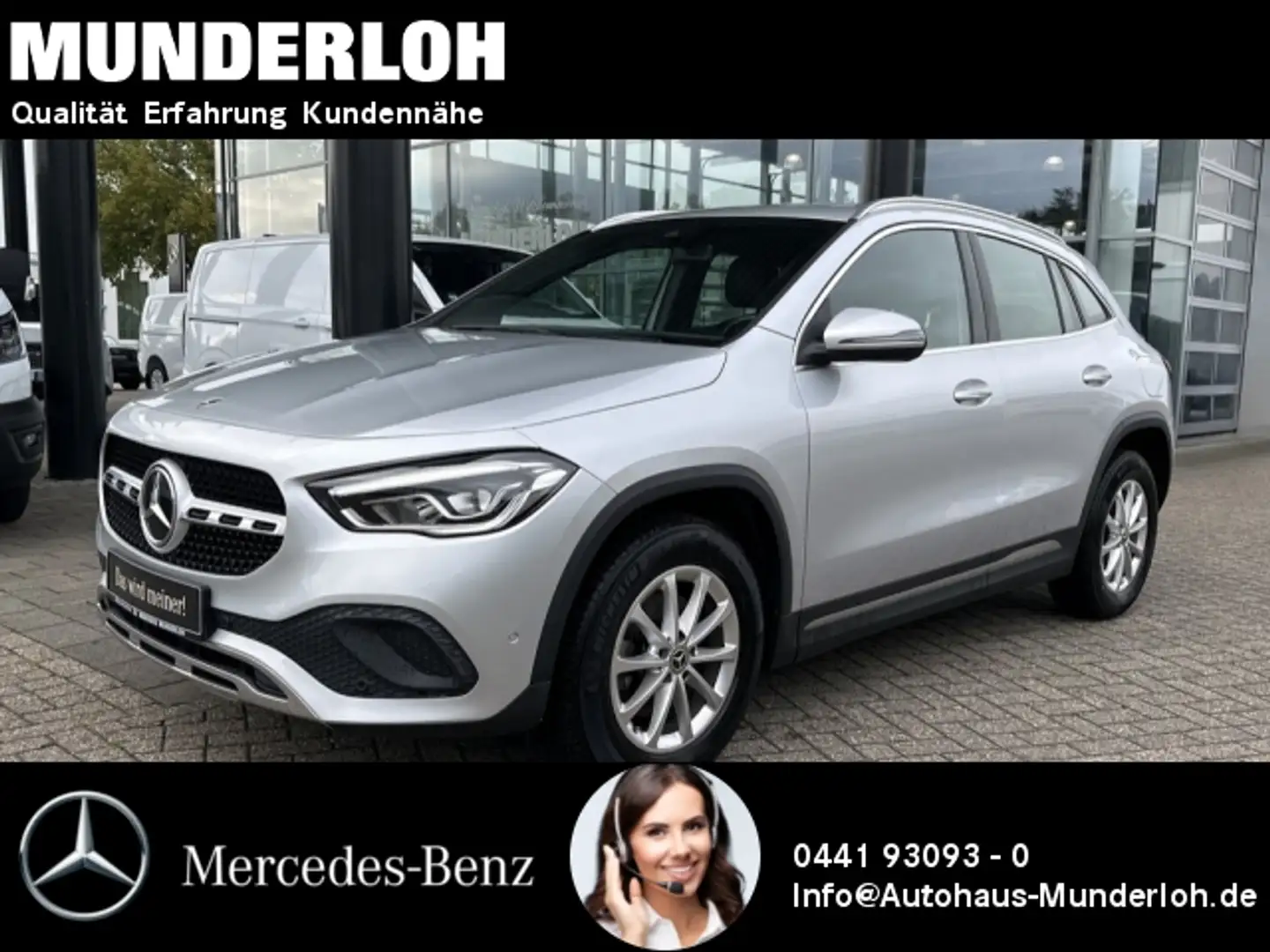 Mercedes-Benz GLA 200 Progressive AHK Spiegel-Paket Silber - 1