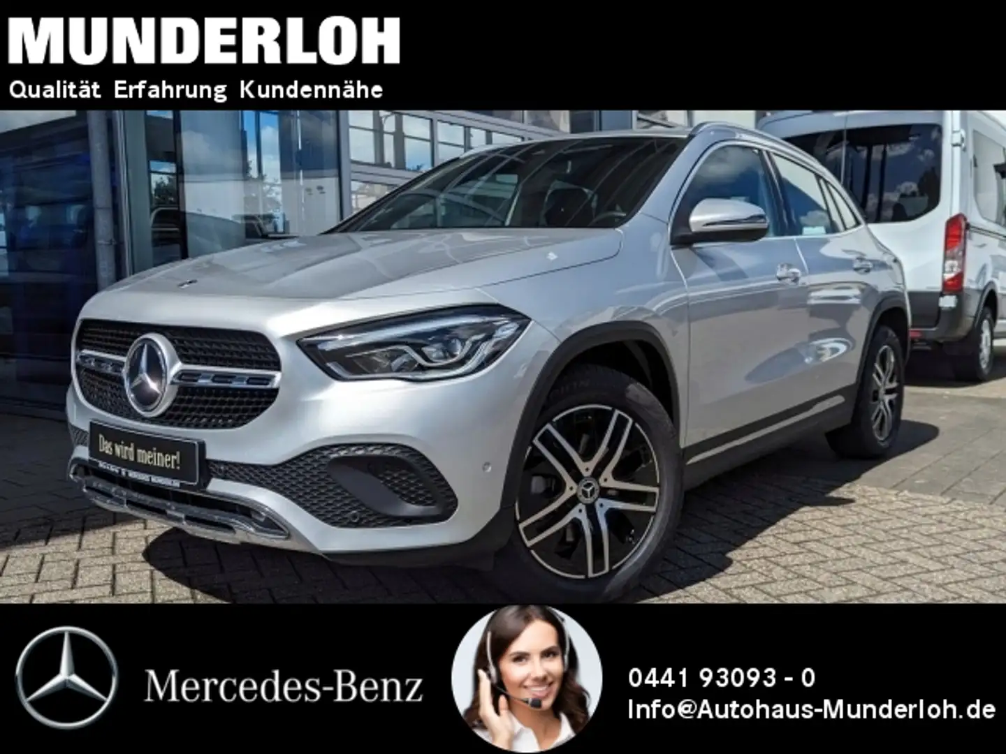 Mercedes-Benz GLA 200 Progressive AHK Spiegel-Paket Zilver - 1