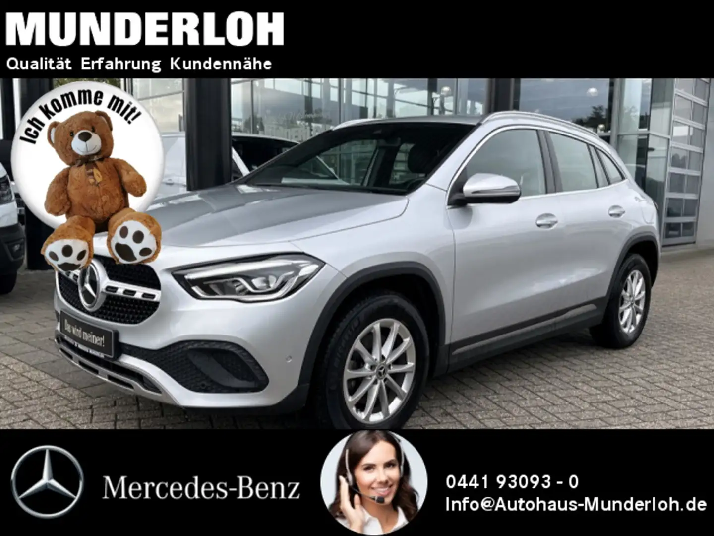 Mercedes-Benz GLA 200 Progressive AHK Spiegel-Paket Plateado - 2