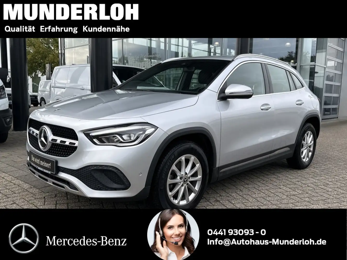 Mercedes-Benz GLA 200 Progressive AHK Spiegel-Paket Silber - 2