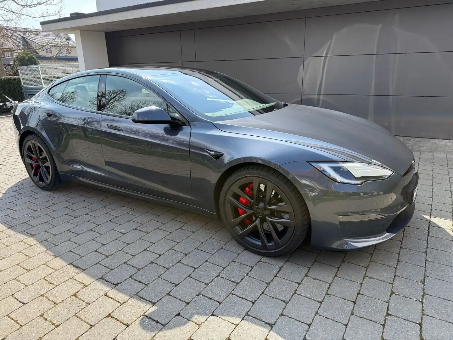 Tesla Model S Plaid TRACK Paket EAP Ceramic 322kmh 21 Grau - 1
