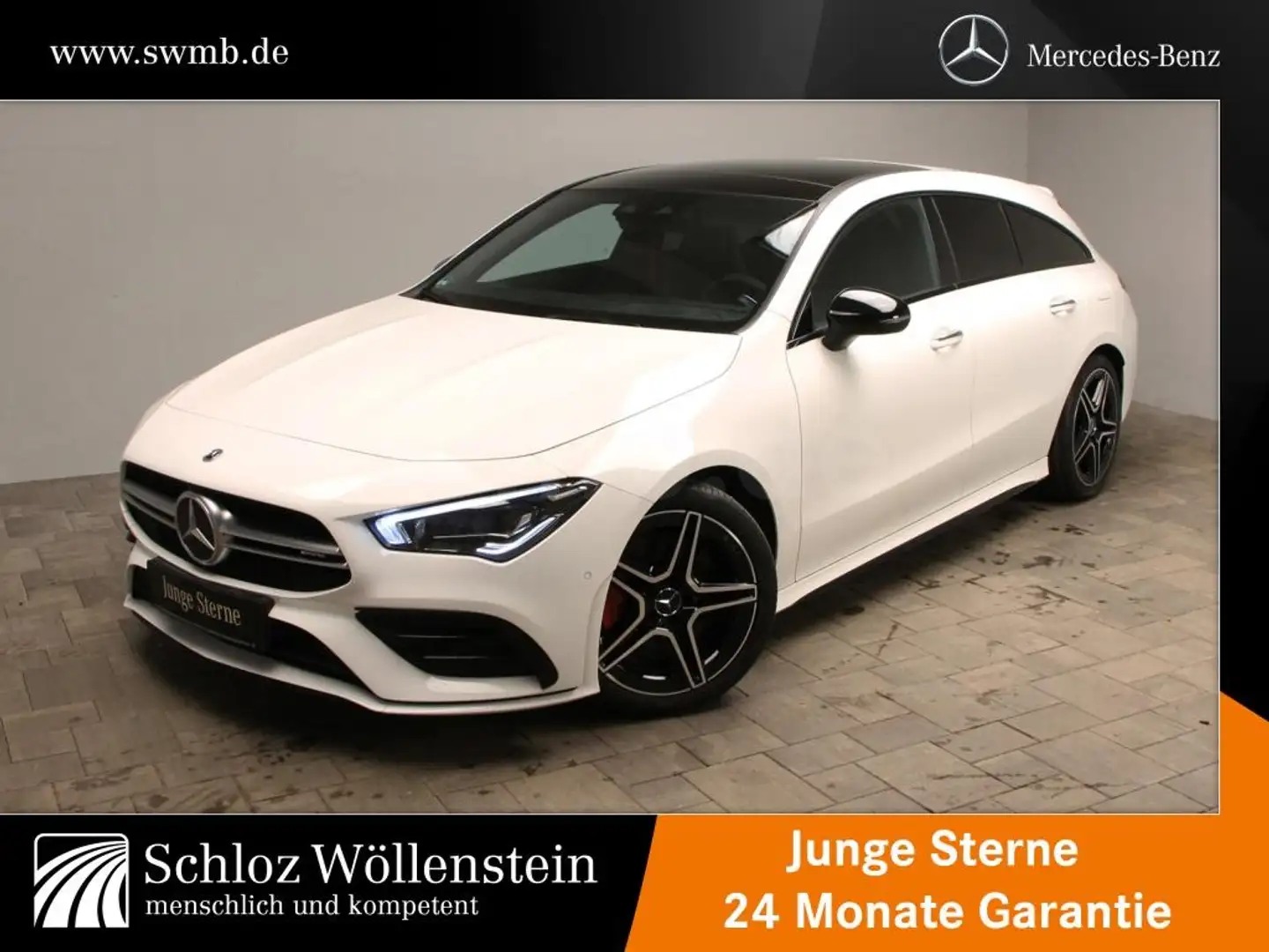 Mercedes-Benz CLA 35 AMG 4M SB MULTIBEAM/Sthz/Performance/Pano Blanc - 1