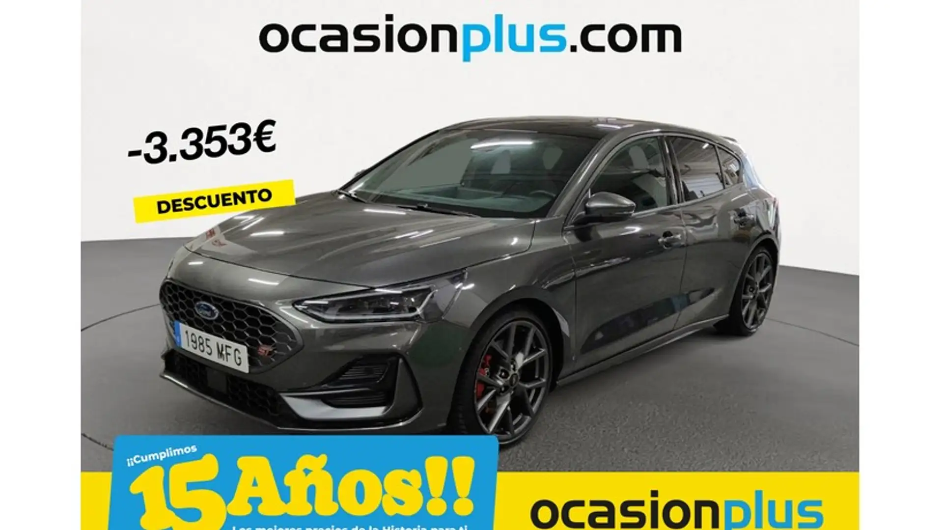 Ford Focus 2.3 Ecoboost ST Gris - 1