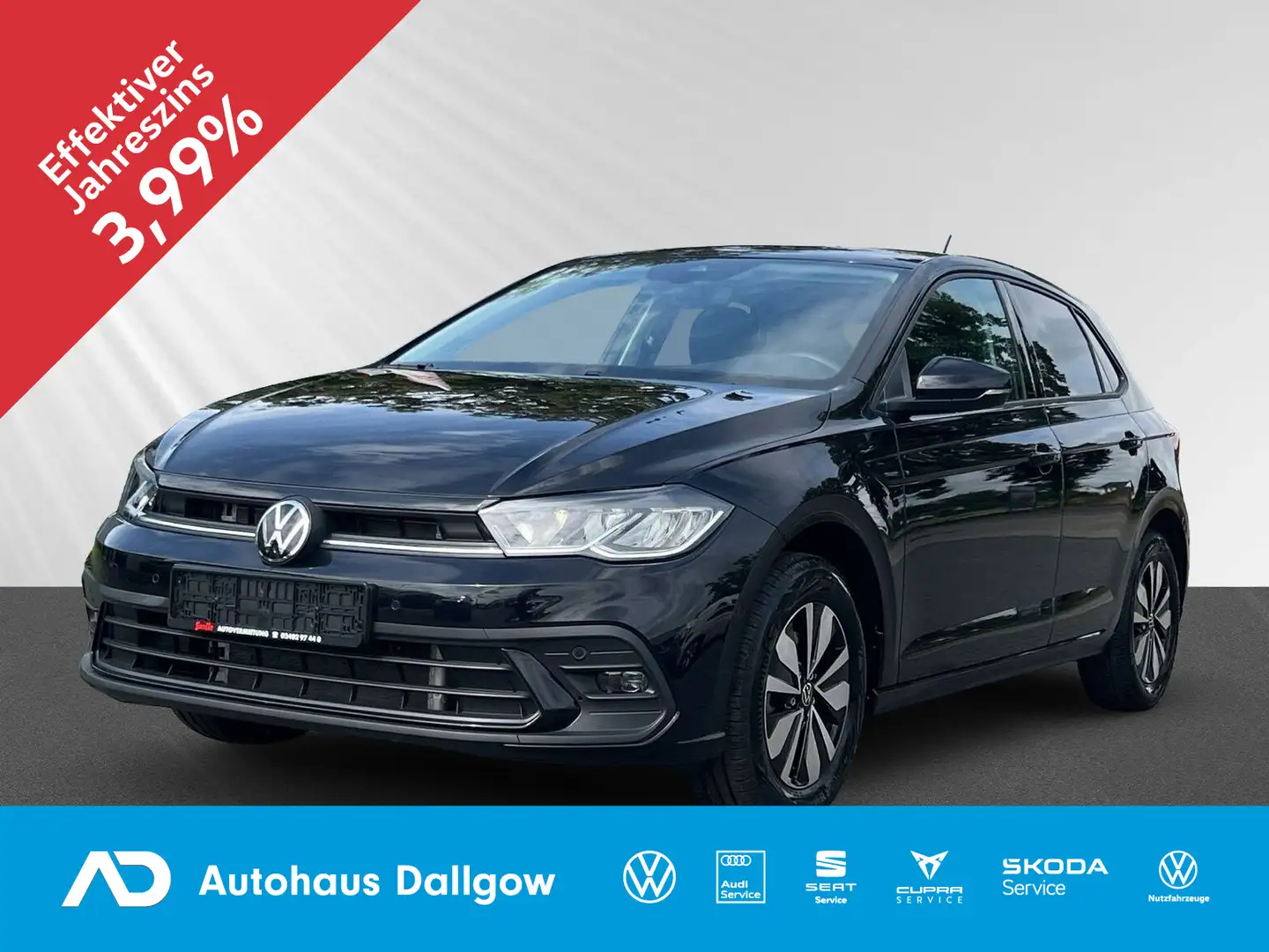 Volkswagen Polo Goal Life 1.0l 116PS*DSG+Alarm+Nav+WiRä+RFK Schwarz - 1