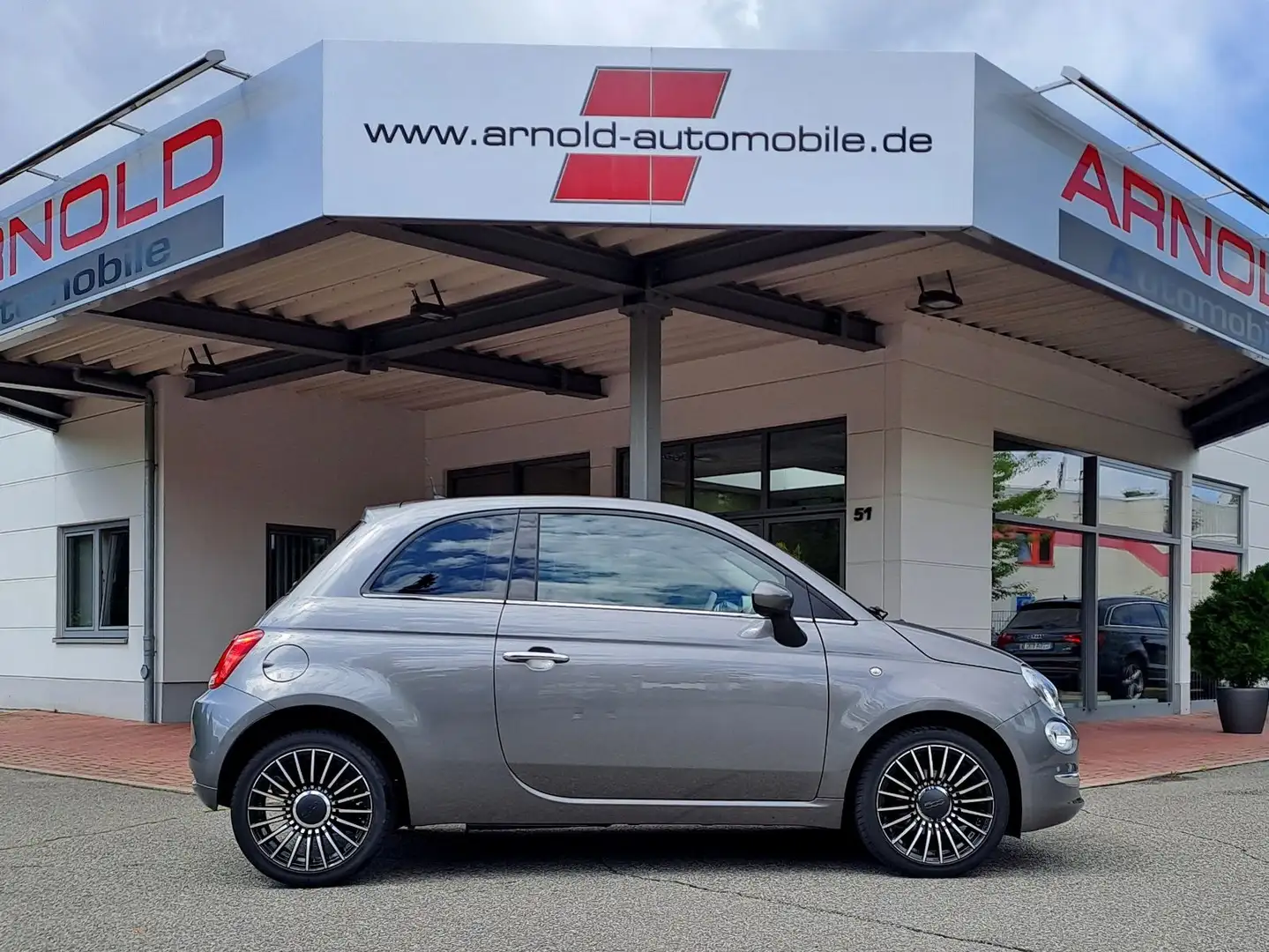 Fiat 500 (Navi, Klimaautomatik, Sitzheizung) Grau - 2