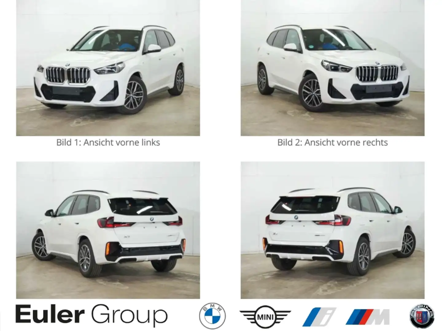BMW X1 xDrive20d M Sport 18'' AHK H/K Aktivsitz Memory Al Weiß - 1