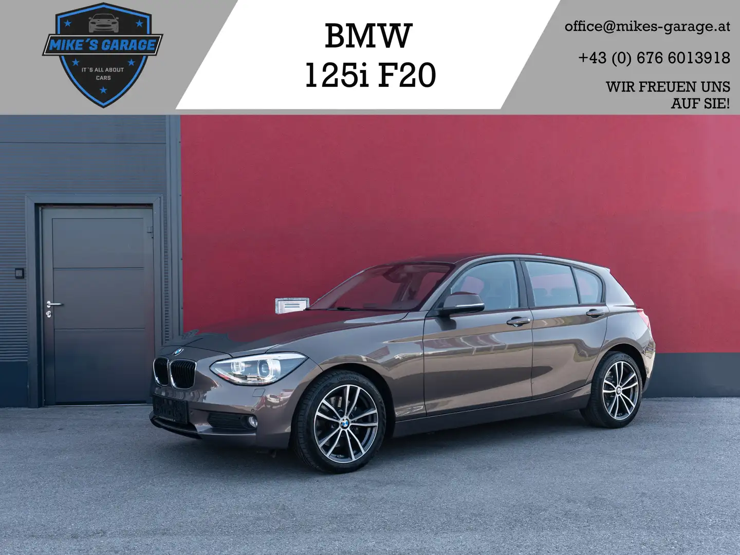 BMW 125 125i *AUTOMATIK* *2.BESITZ* *NUR 52.420KM* Grau - 1
