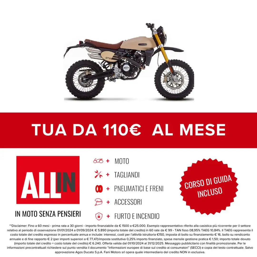 Fantic Caballero 125 RALLY Bej - 2