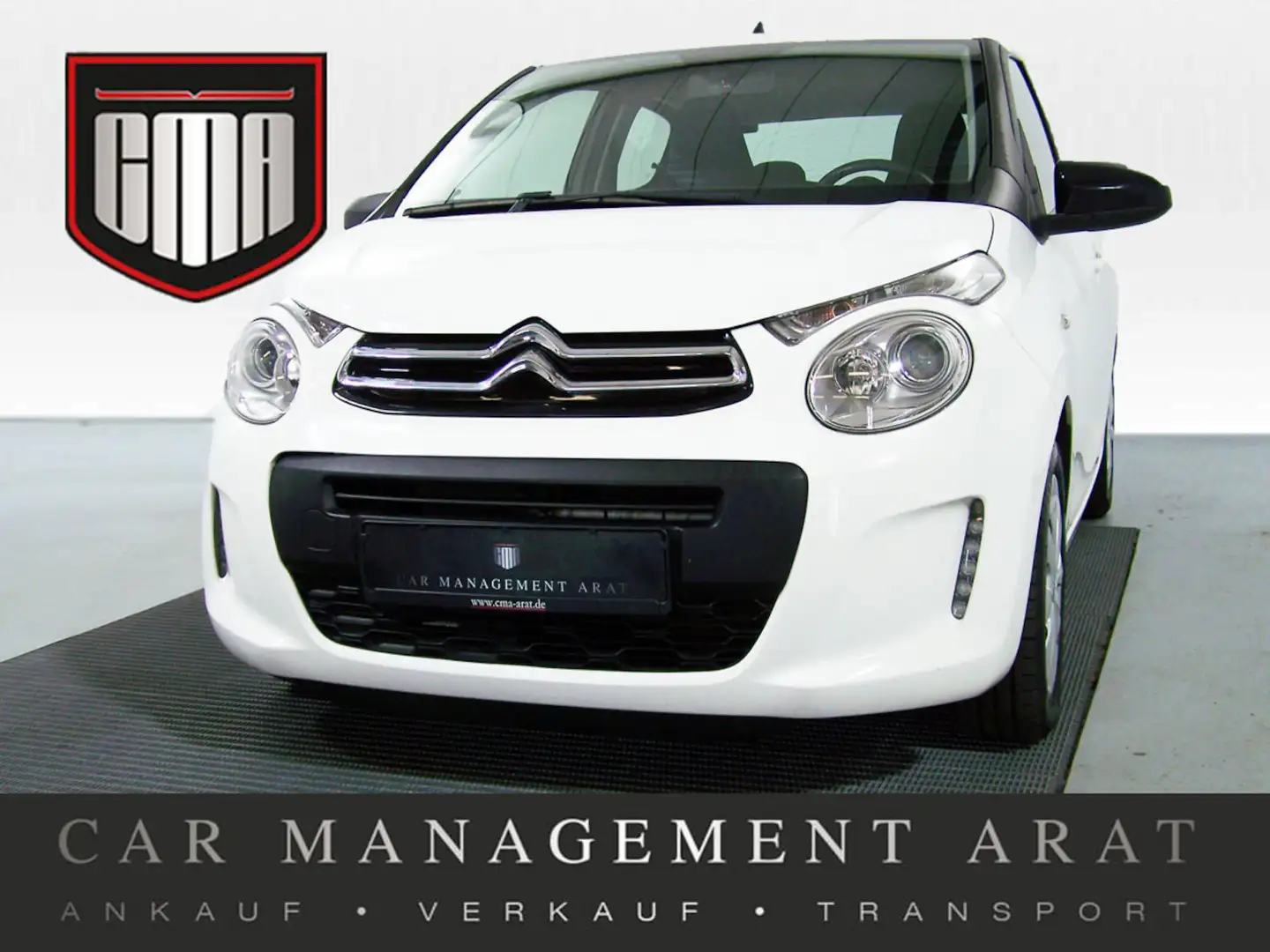Citroen C1 1.0 VTi 68 4-TÜRIG+KLIMA+TEMP Wit - 1