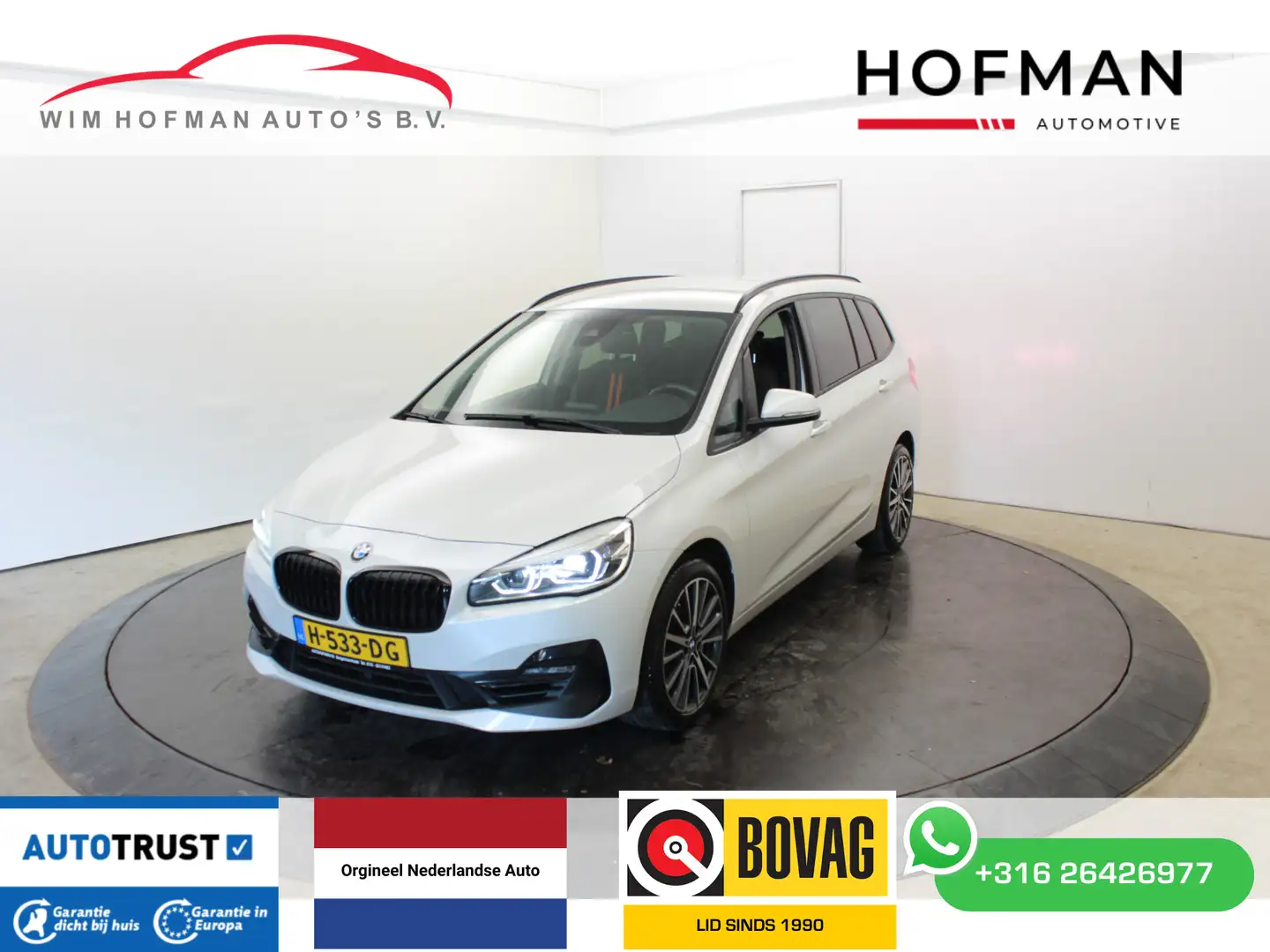 BMW 220 2-serie Gran Tourer 7 pers Trekh 192 PK Executive Wit - 1