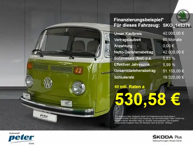 Volkswagen T2 T2 CAMPER*1. HAND*