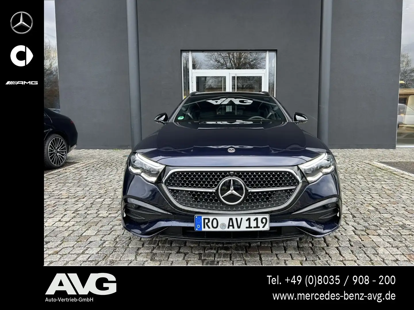 Mercedes-Benz E 220 E 220 d T AMG Edition Pano AHK DIGITAL Night 360 Blau - 2