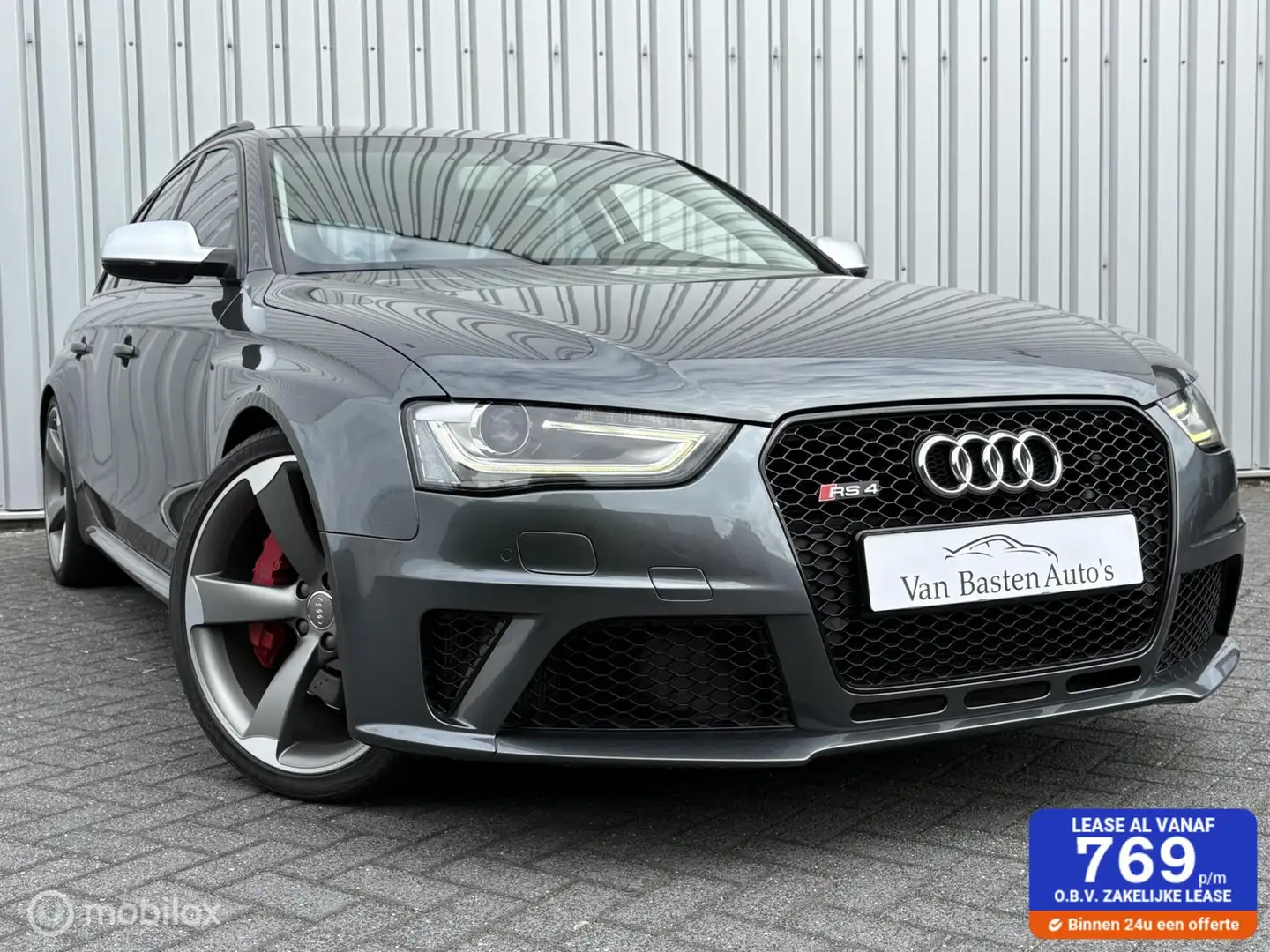Audi RS4 Avant 4.2 FSI V8 Quattro | B&O | Pano | Leder | 20 Grigio - 1