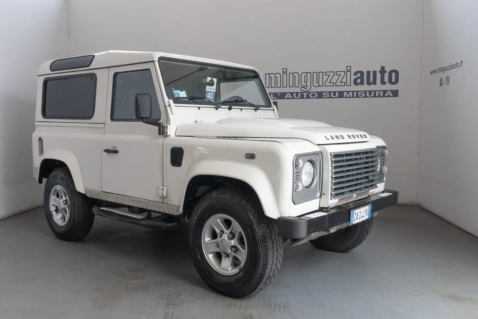 Land Rover Defender 90 2.4 td SE 122CV -UNICO PROPRIETARIO- ORIGINALE- Bianco - 1
