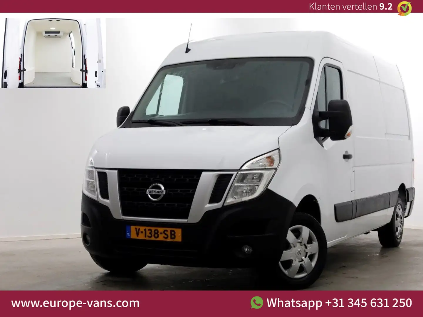Nissan NV400 Master/Movano 2.3 DCI L2H2 Koelwagen Airco/Camera Wit - 1