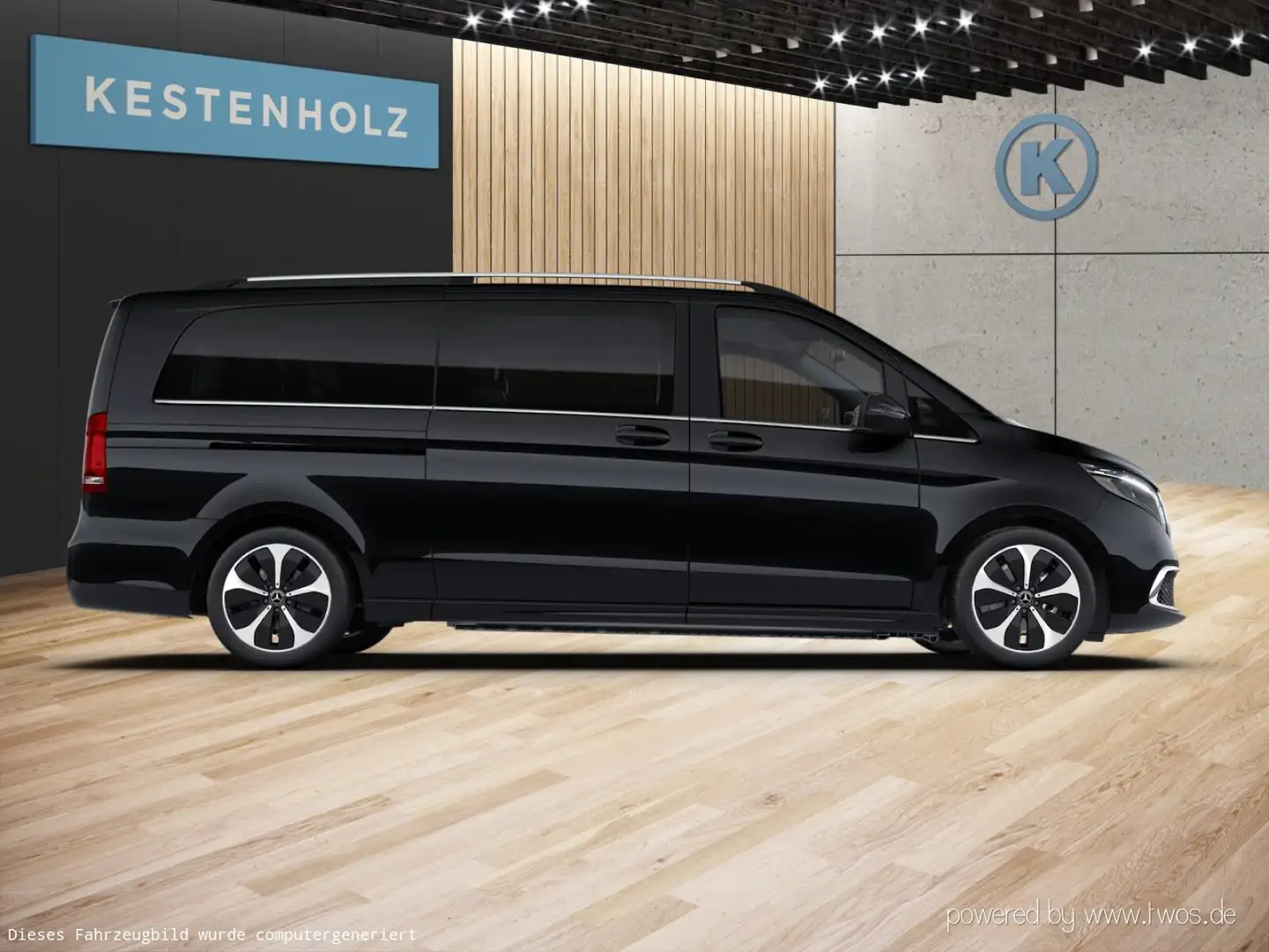 Mercedes-Benz EQV 300 EQV 300 AVANTGARDE EXTRA 360°*AIRMATIC*MEMORY*EQ Noir - 2