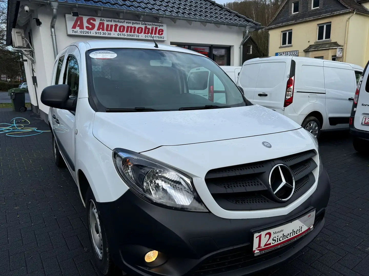 Mercedes-Benz Citan 109 CDI lang+1.HAND+KLIMA+PDC+SCHIEBETÜR+EURO 6 Weiß - 2