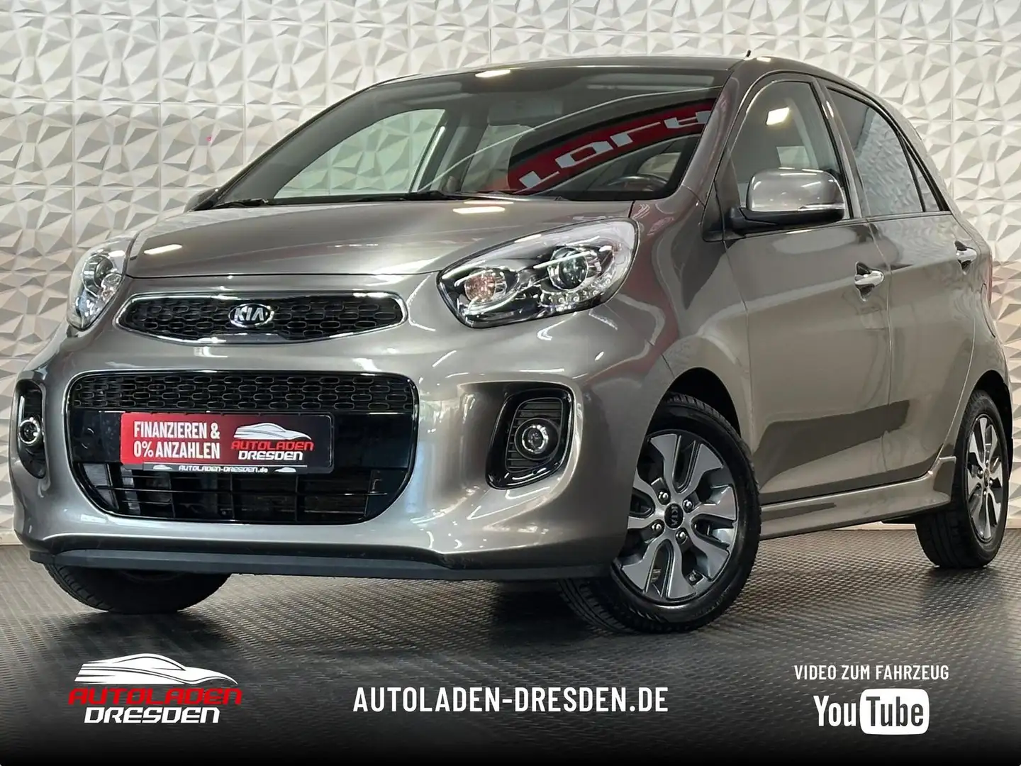 Kia Picanto 1.2 SPIRIT AUTOMATIK#KLIMA#SHZ#LH#ALU#ZV Argent - 1