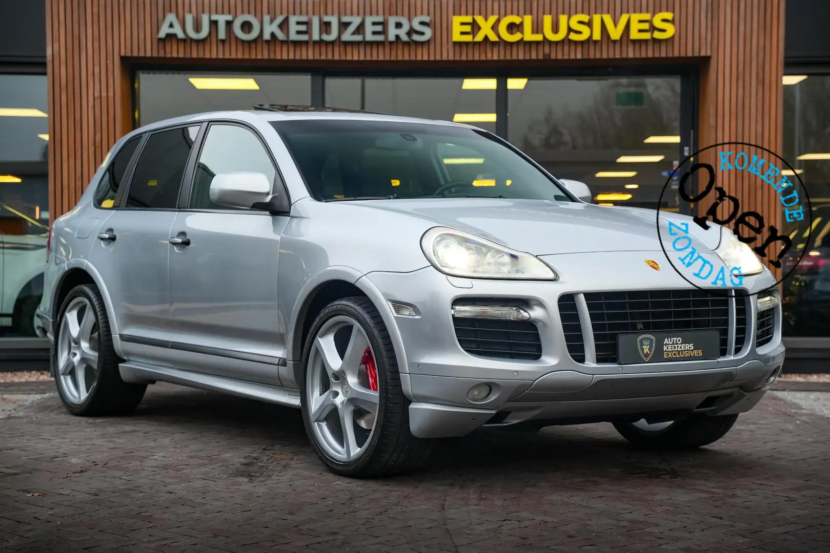 Porsche Cayenne 4.8 GTS V8 Schuifdak Memory Leer Luchtvering Young Grijs - 1