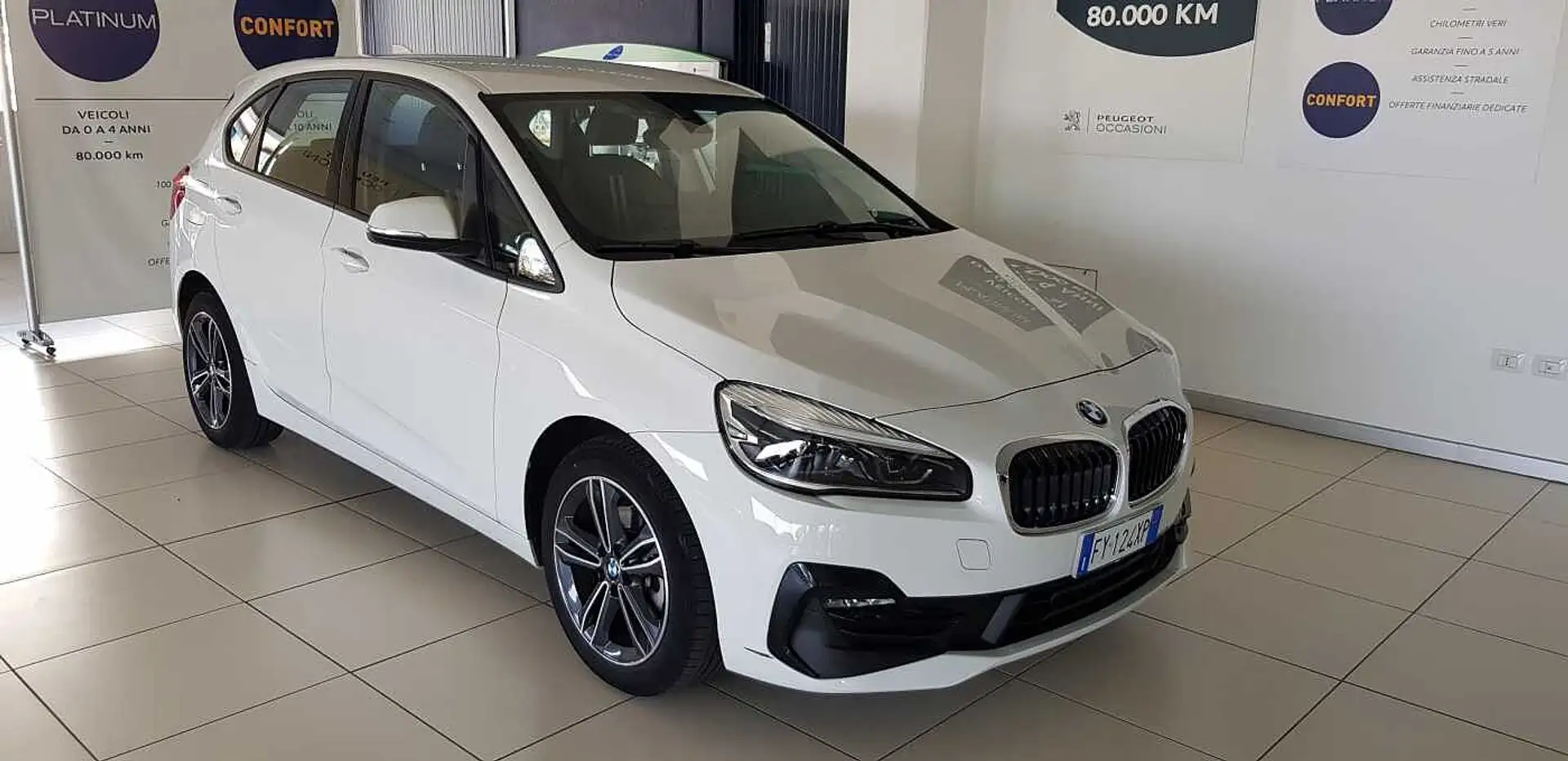 BMW 218 Serie 218 Active Tourer Adavantage Bianco - 1