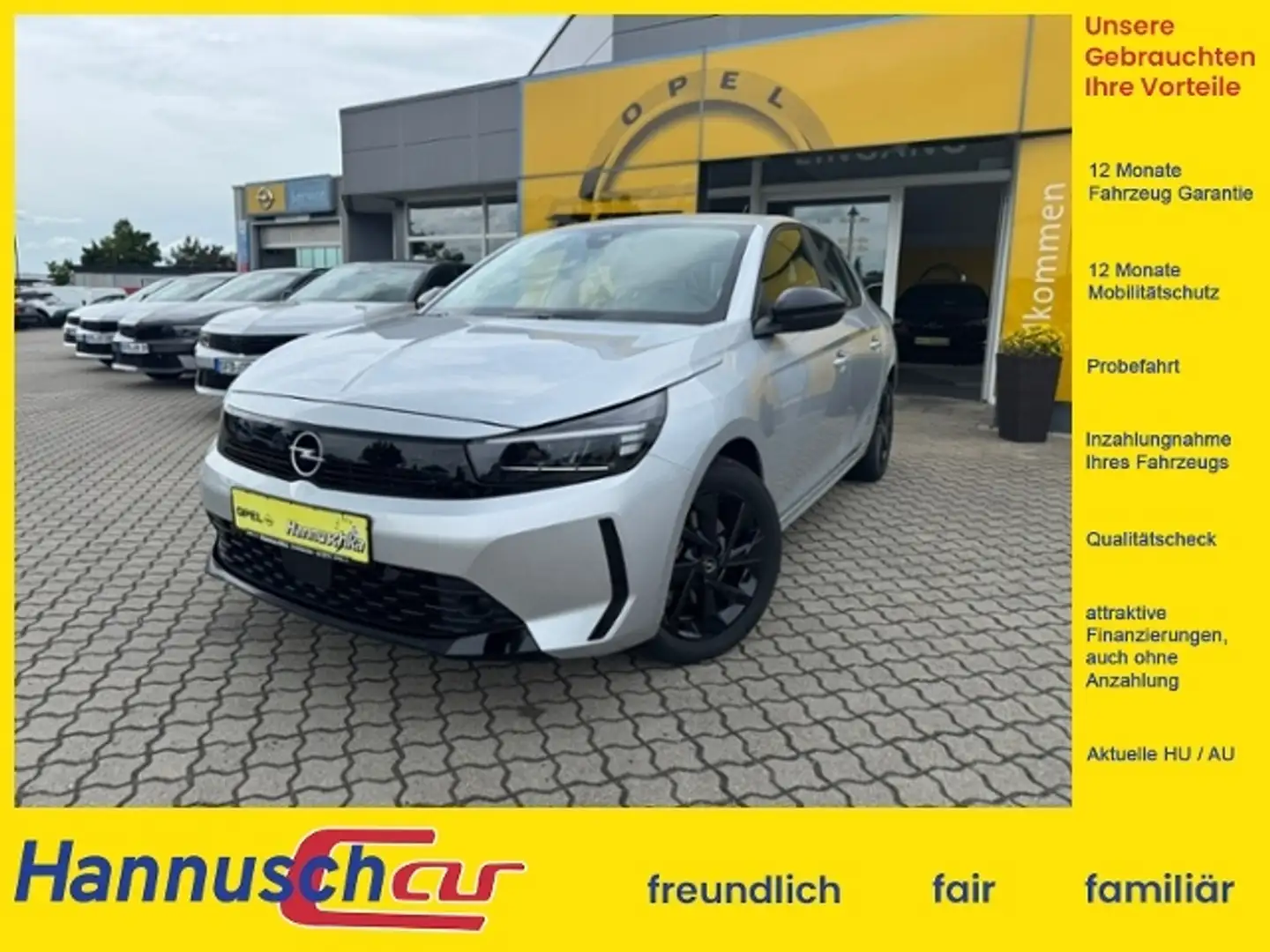 Opel Corsa F Basis Gris - 1