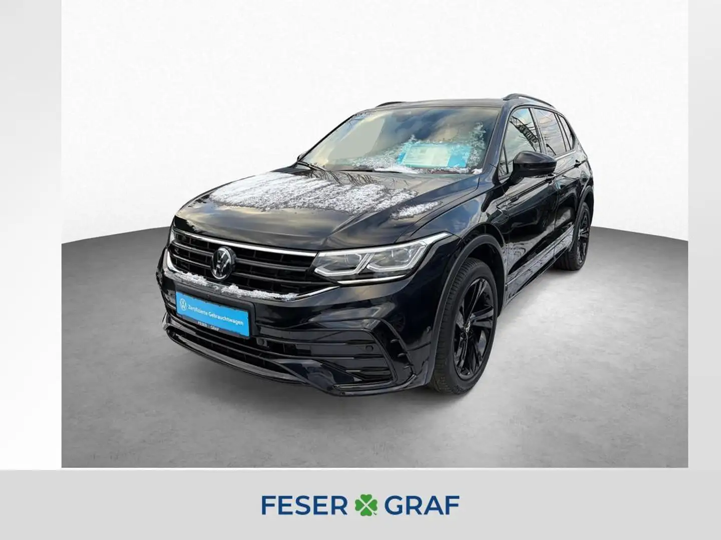 Volkswagen Tiguan Allspace 2.0 TDI DSG R-Line 4M BLACK PANO Schwarz - 1