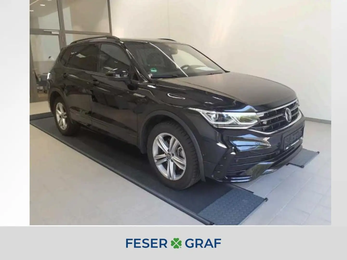 Volkswagen Tiguan Allspace 2.0 TDI DSG R-Line 4M BLACK PANO Schwarz - 1