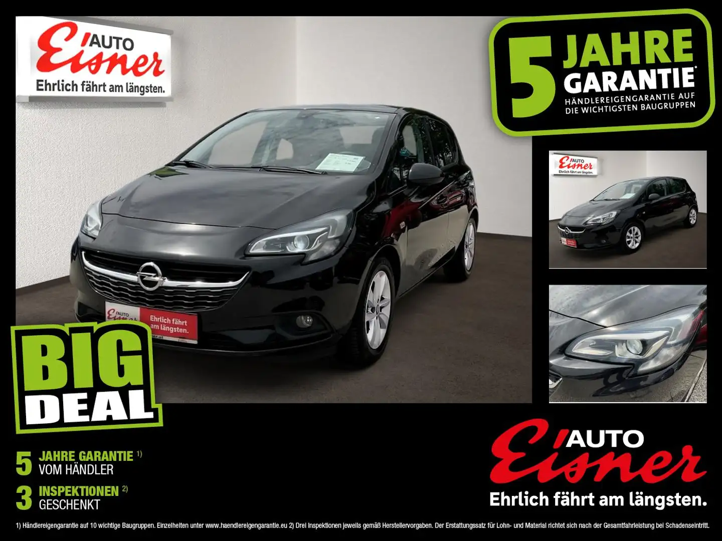 Opel Corsa E ecoFlex 1.4 Österreich Edition BiXenon Schwarz - 1