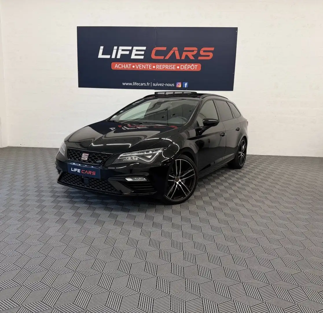 SEAT Leon 2.0 TSI 300ch Cupra 4Drive DSG7 immatriculation française entretien complet TVA Récupérable Zwart - 2