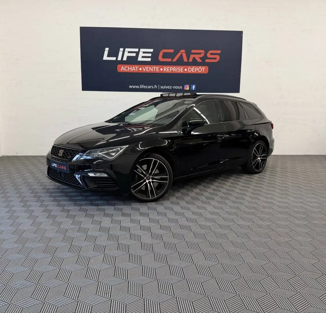 SEAT Leon 2.0 TSI 300ch Cupra 4Drive DSG7 immatriculation française entretien complet TVA Récupérable Negro - 1
