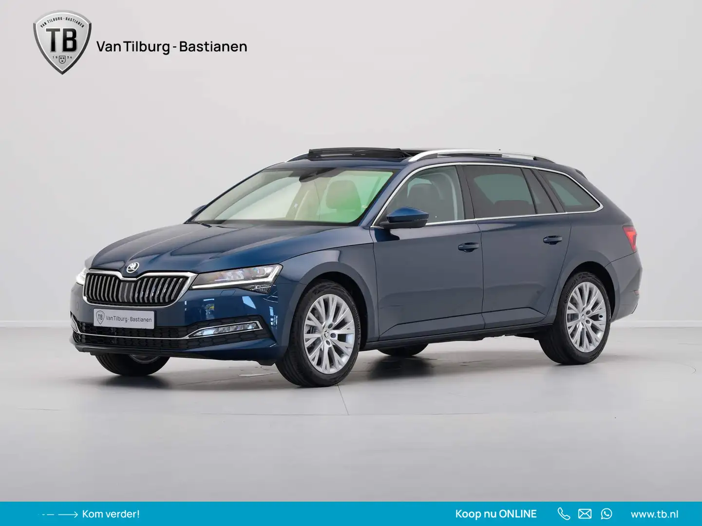 Skoda Superb Combi 1.5 TSI ACT Business Edition Plus Bleu - 1