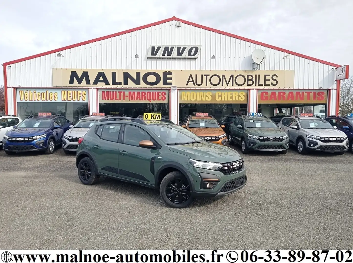 Dacia Sandero 1.0 ECO-G 100CH STEPWAY EXTREME + OPTIONS Vert - 1