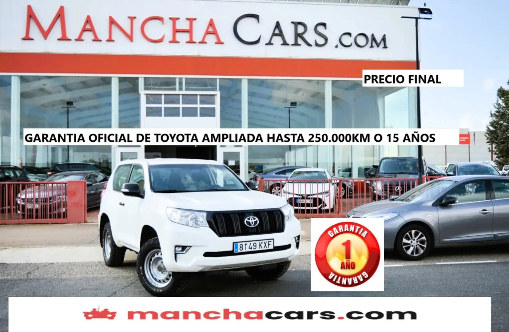 Toyota Land Cruiser D-4D GX Blanco - 1